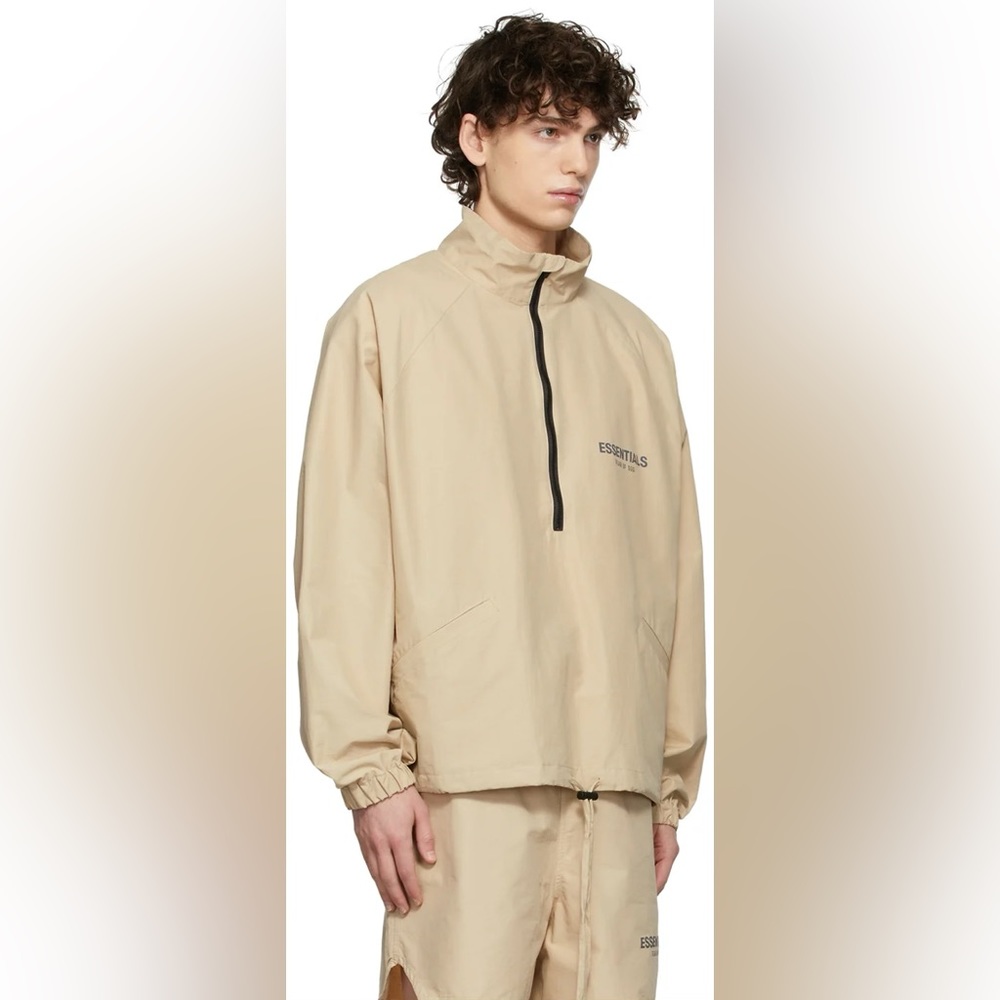 Fear of God Essentials SSENSE exclusive 1/2 zip track jacket pullover size XXL